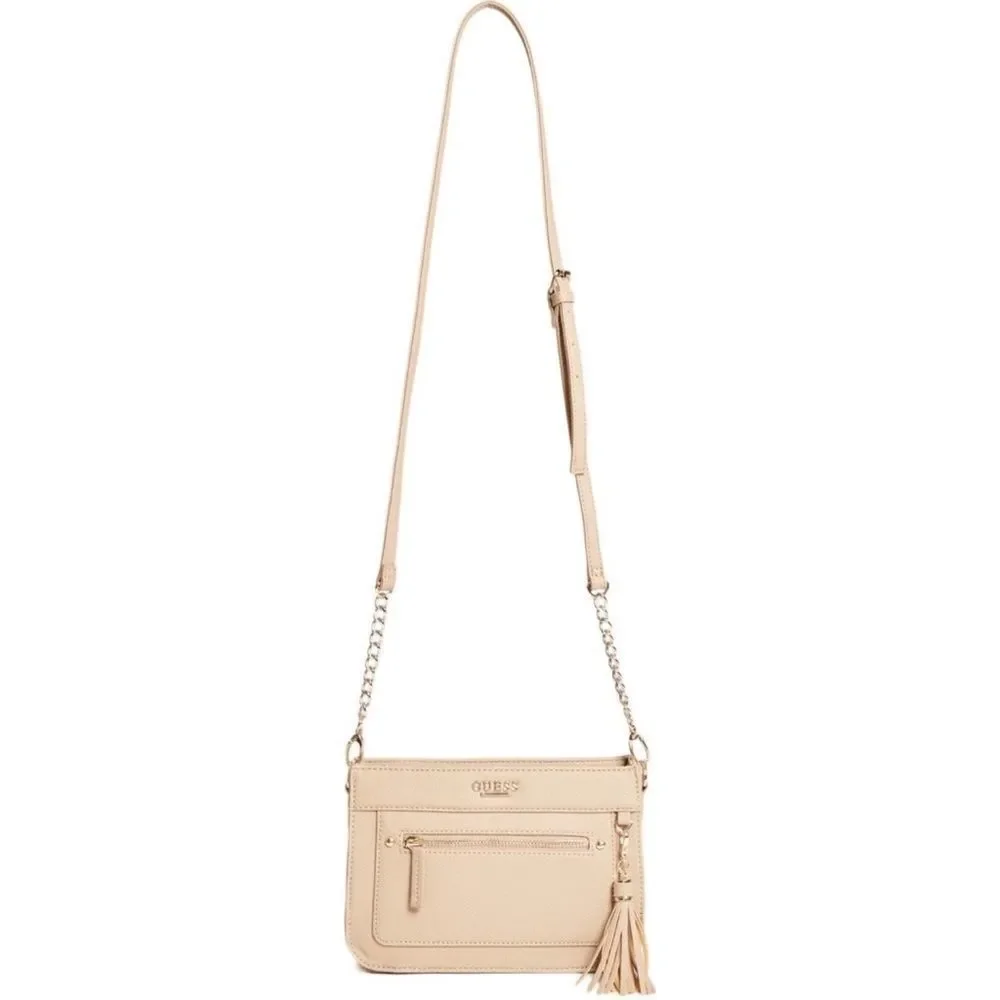 GUESS Factory tan and gold Jewlie Crossbody with BONUS matching wallet! - Picture 5 of 16